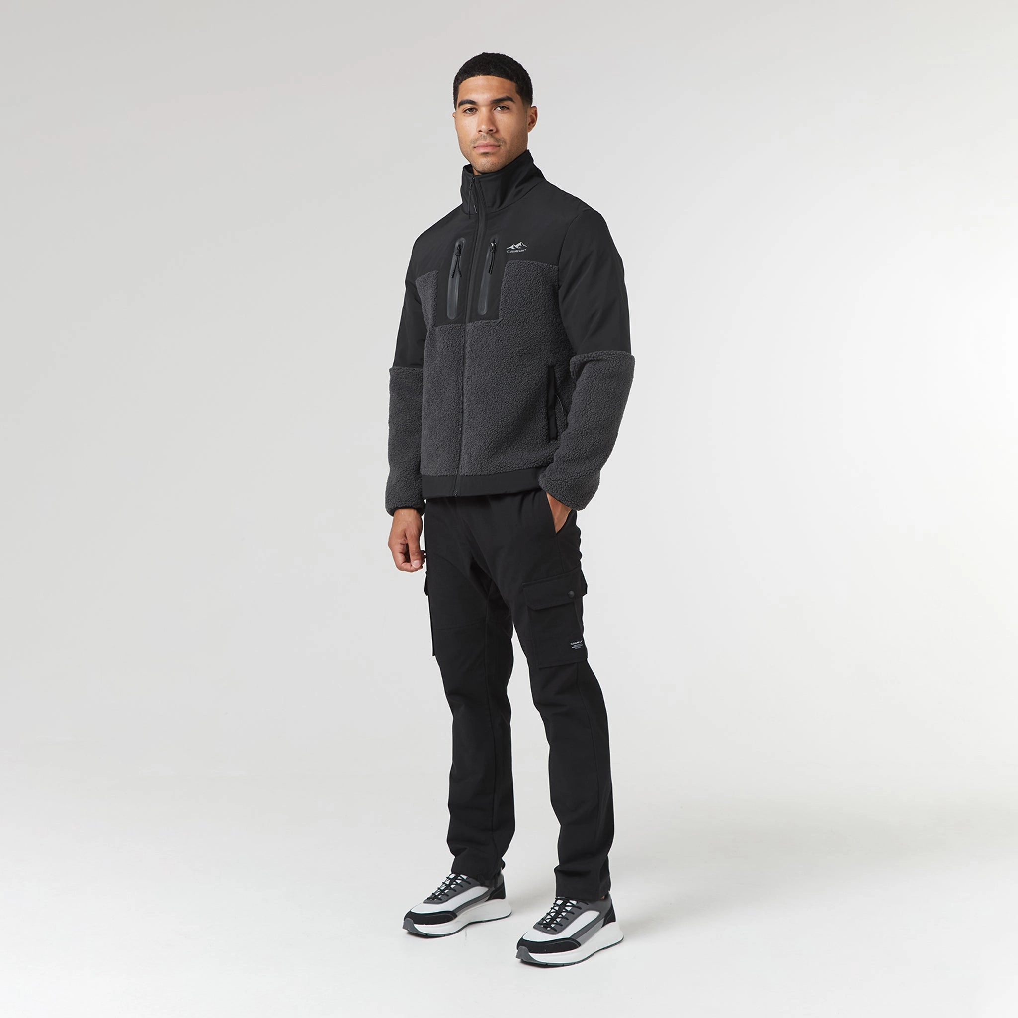 Ripstop Borg Panel Jacket | Charcoal