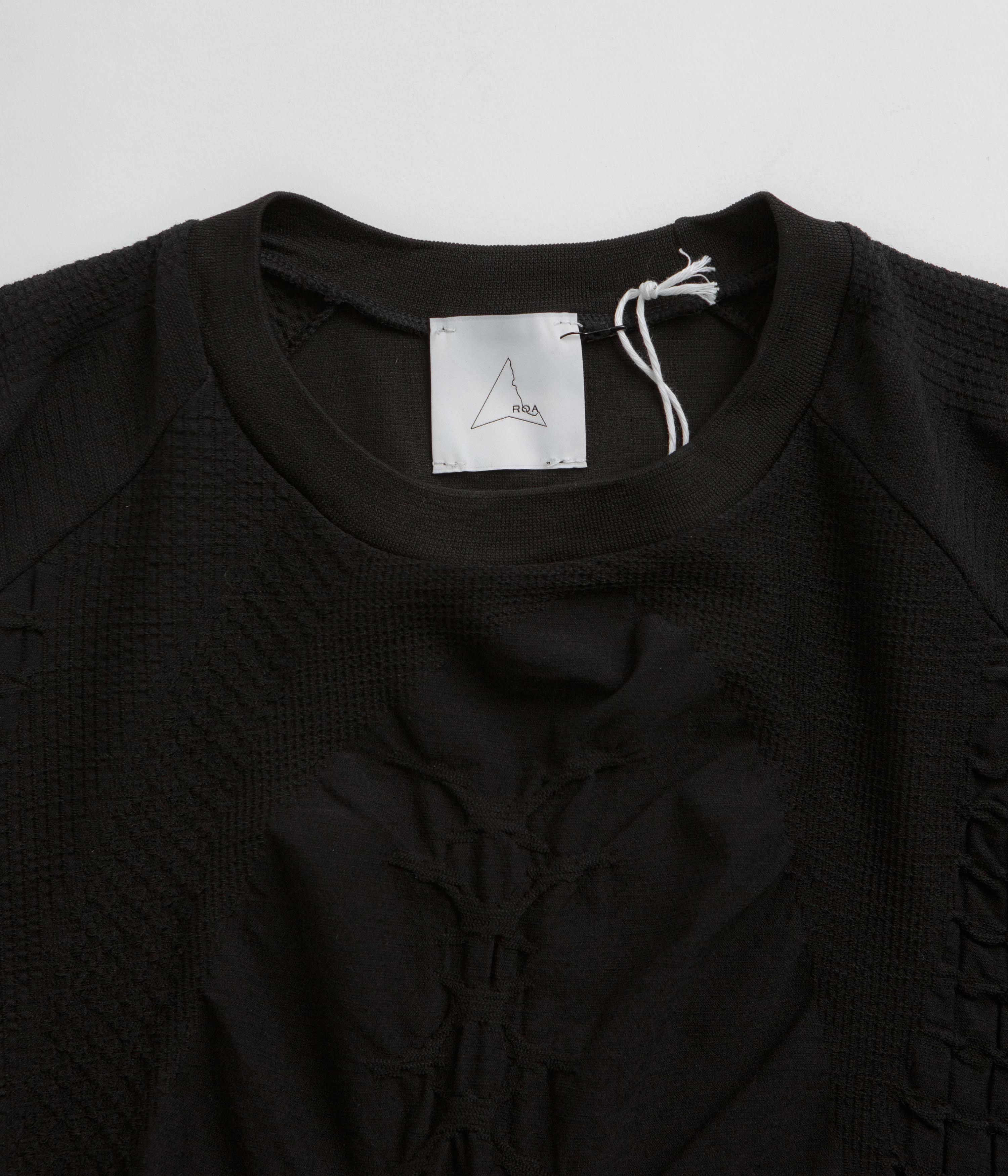 ROA Round Neck 2.0 3D Seamless Sweatshirt - Black