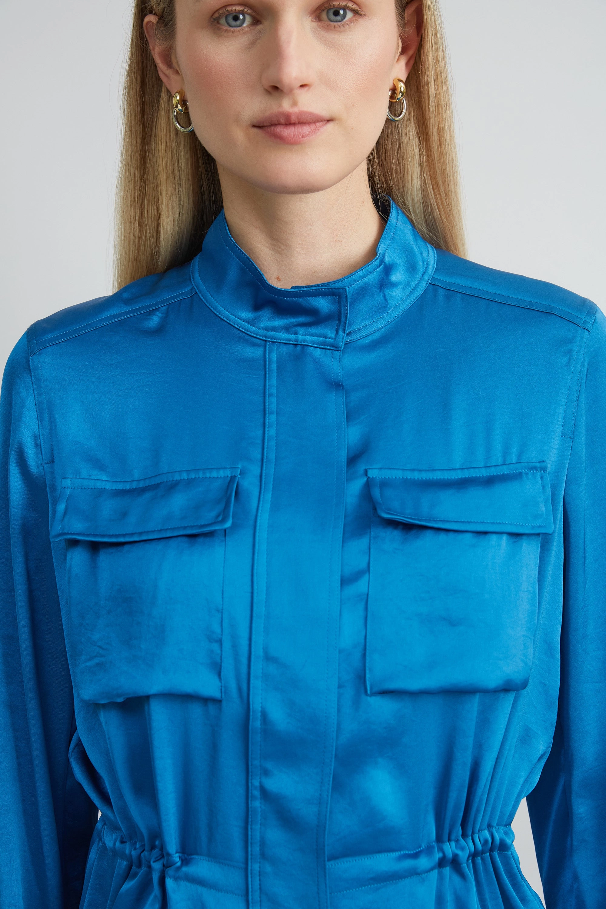 Satin Utility Jacket