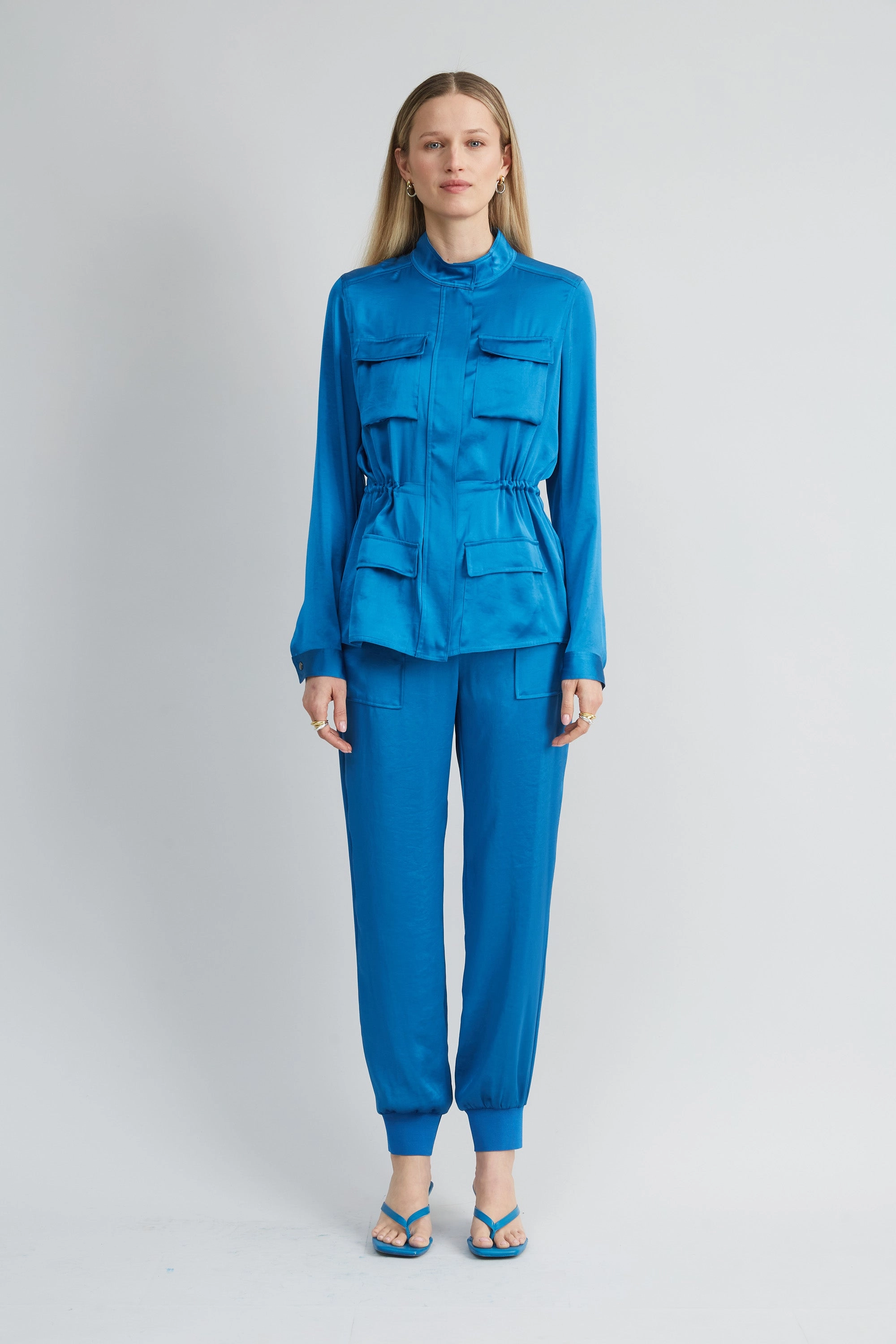 Satin Utility Jacket