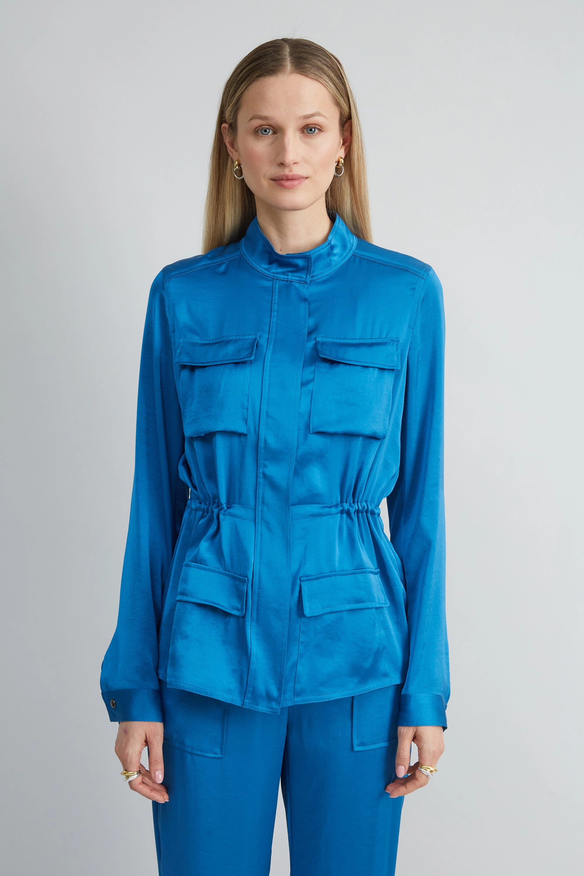 Satin Utility Jacket