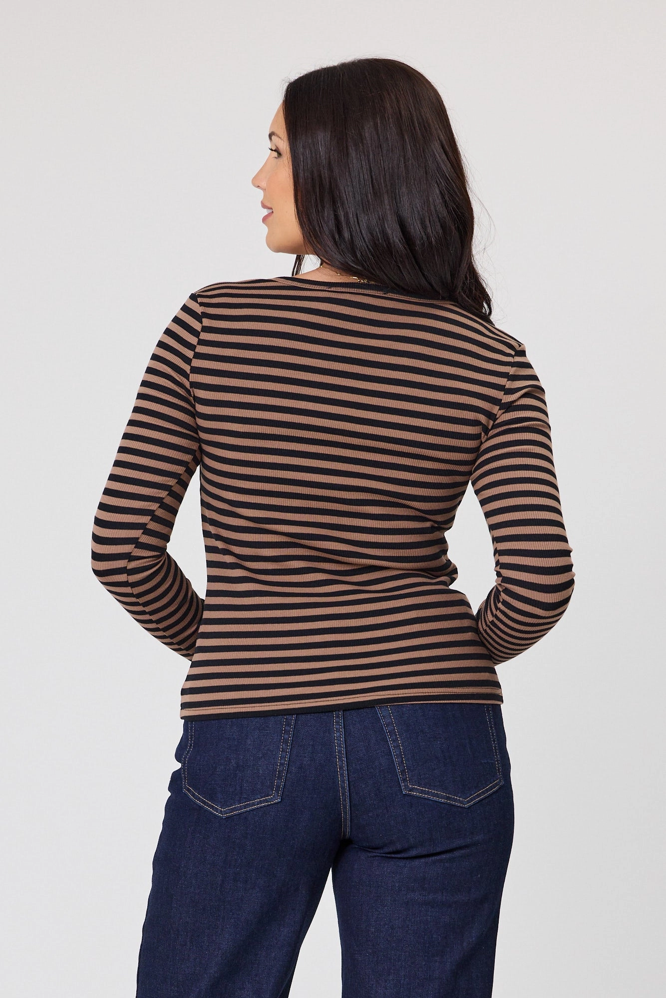 Shine On Label Renew Long Sleeve Rib Tee