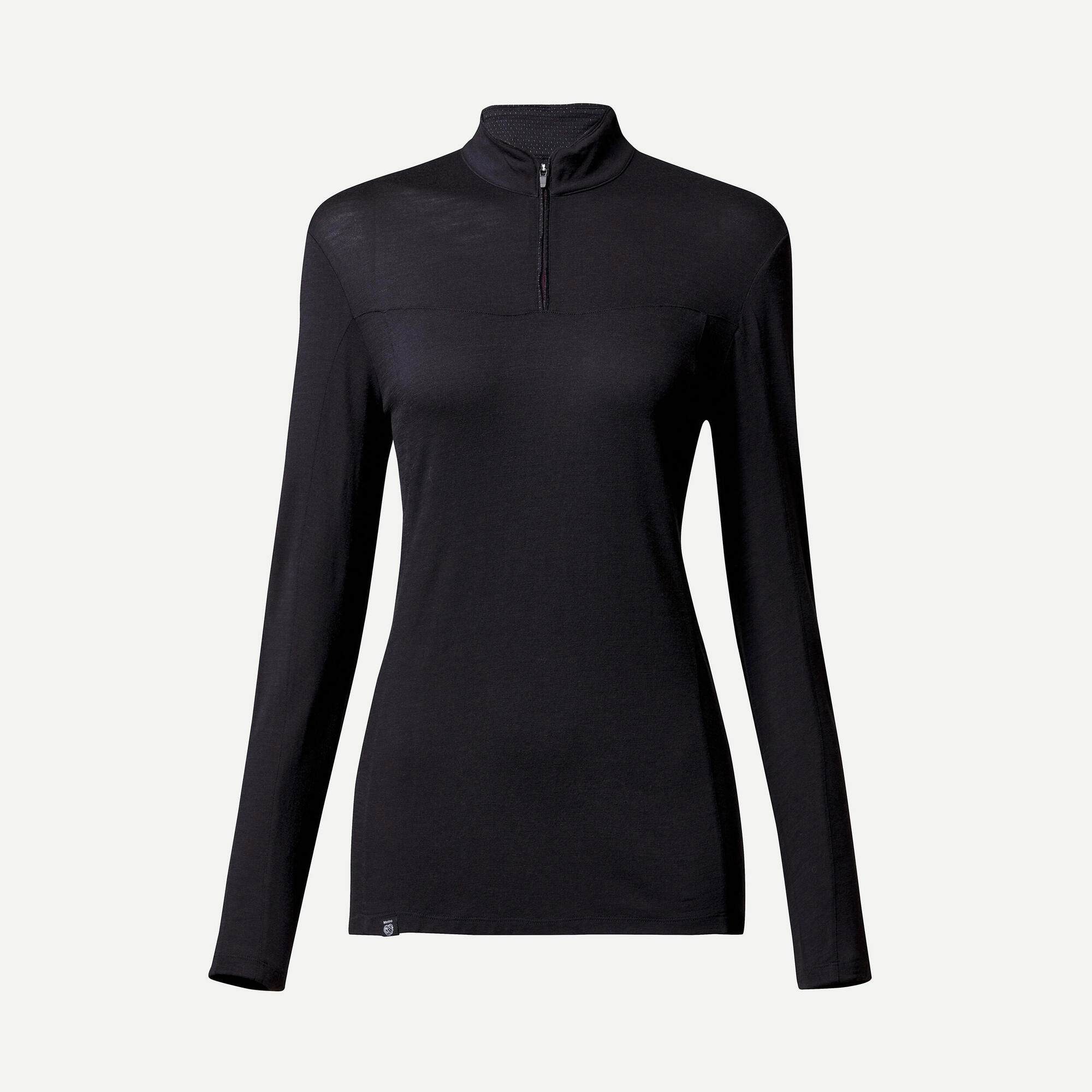 Simond Women's Long-sleeved Merino Zipped Neck T-shirt - MT500