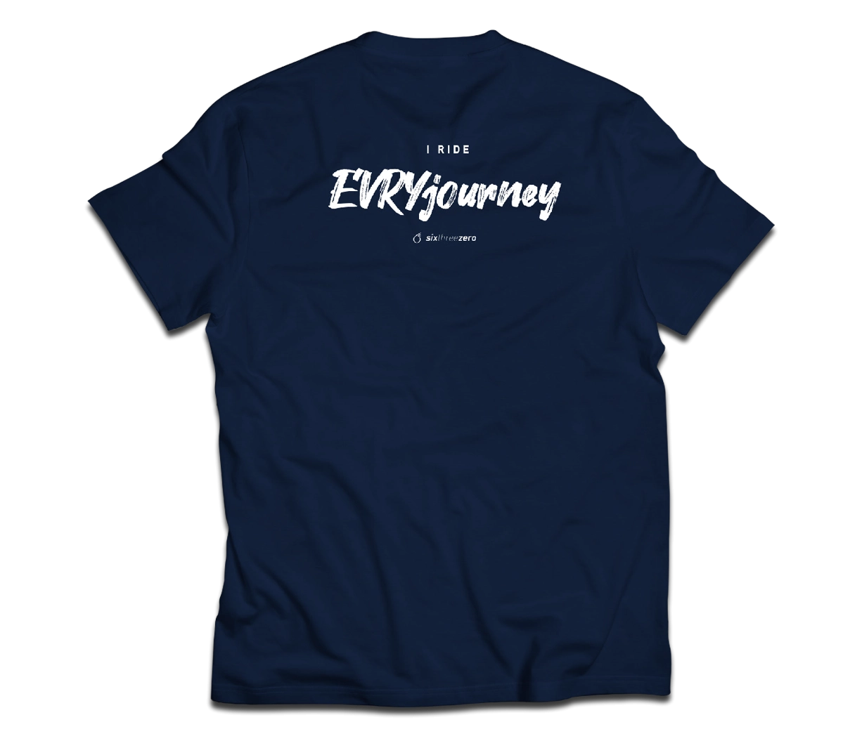 sixthreezero Premium Short Sleeve Crew EVRY Shirt Design C Pageant Blue/White