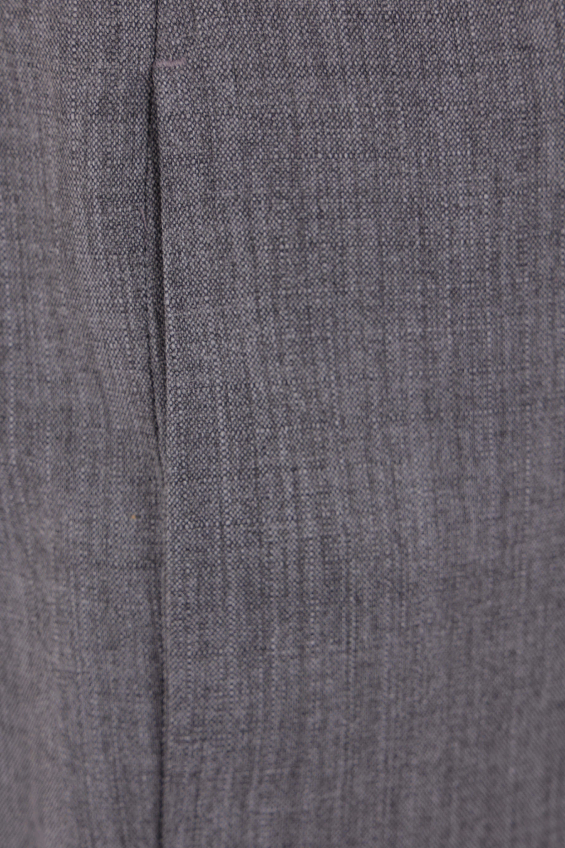 slim-fit wool trousers