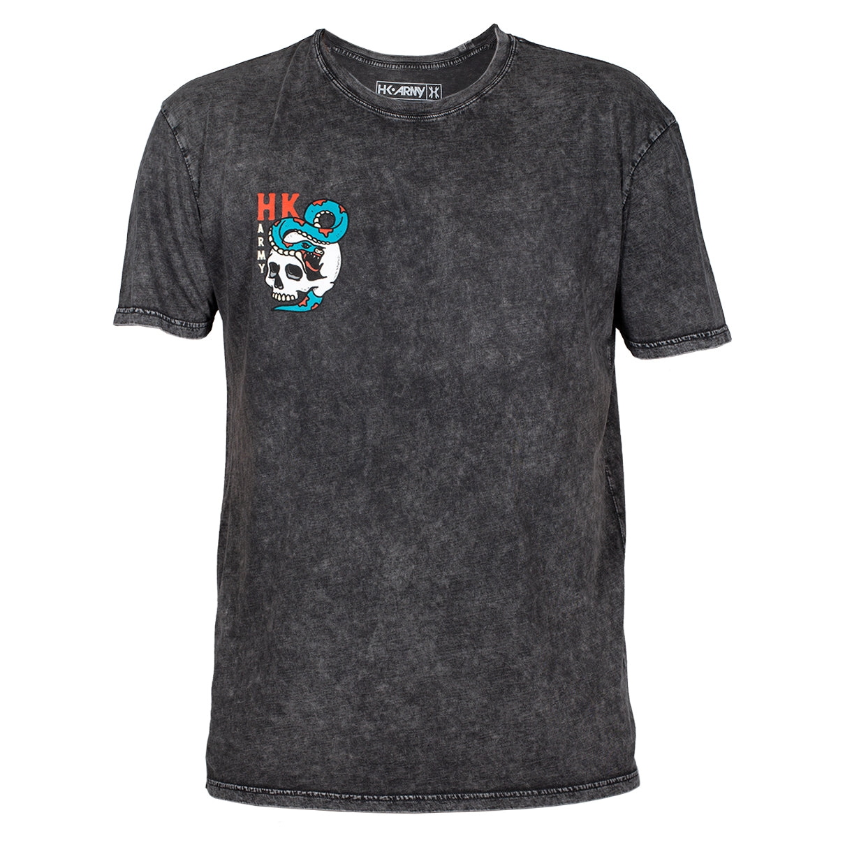 Snake Killer - T-Shirt - Black Acid Wash