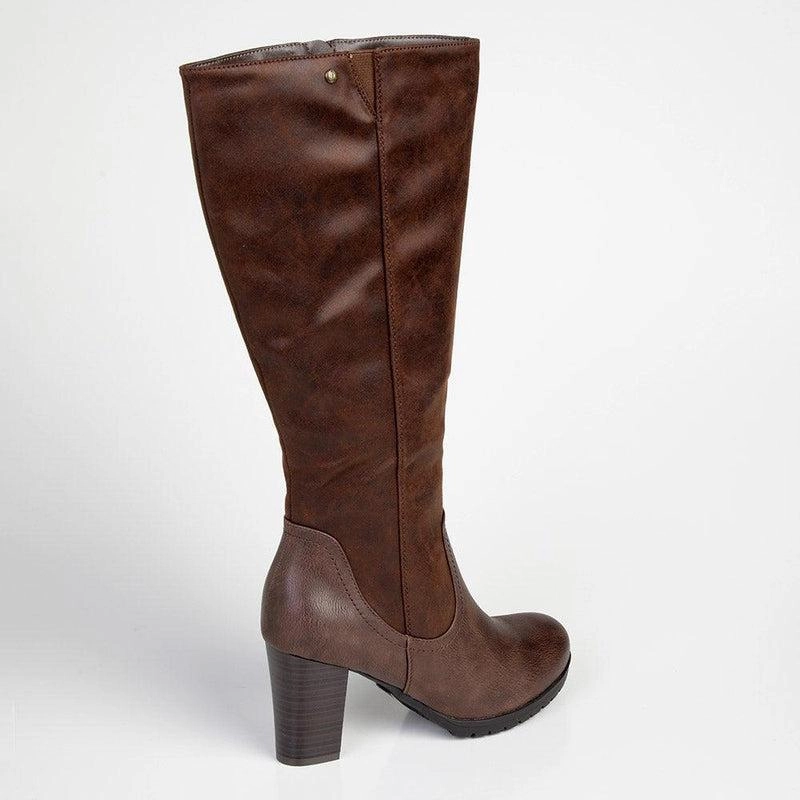 Soft Style by Hush Puppy Gusty Long Boot - Chocolate