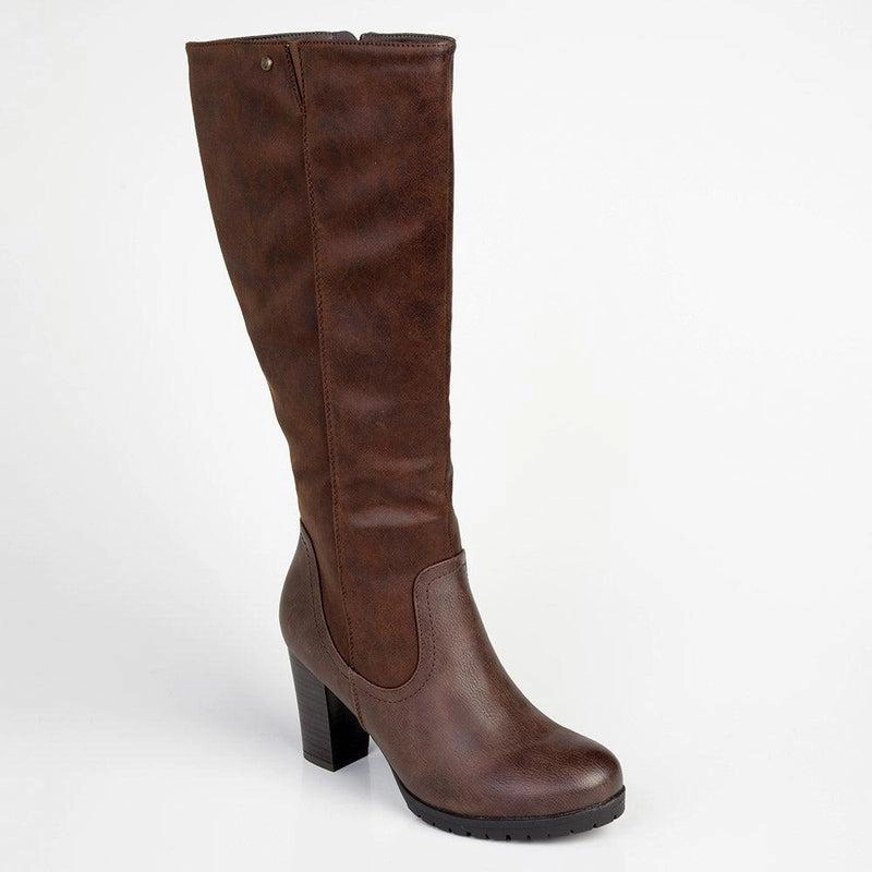 Soft Style by Hush Puppy Gusty Long Boot - Chocolate