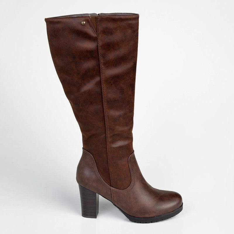 Soft Style by Hush Puppy Gusty Long Boot - Chocolate