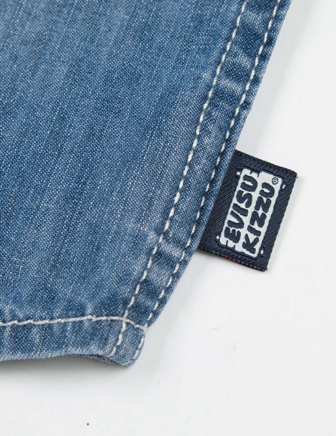 Spade Daruma and Logo Print Regular Fit Denim Shirt Jacket