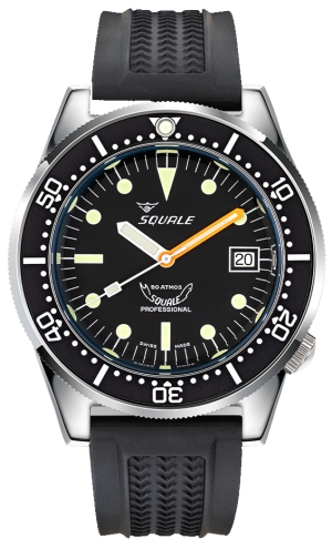 Squale 50 Atmos Black 1521-026/A 1521CL.VO