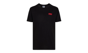 Stacked Embroidery Logo T-Shirt "Black-Red"