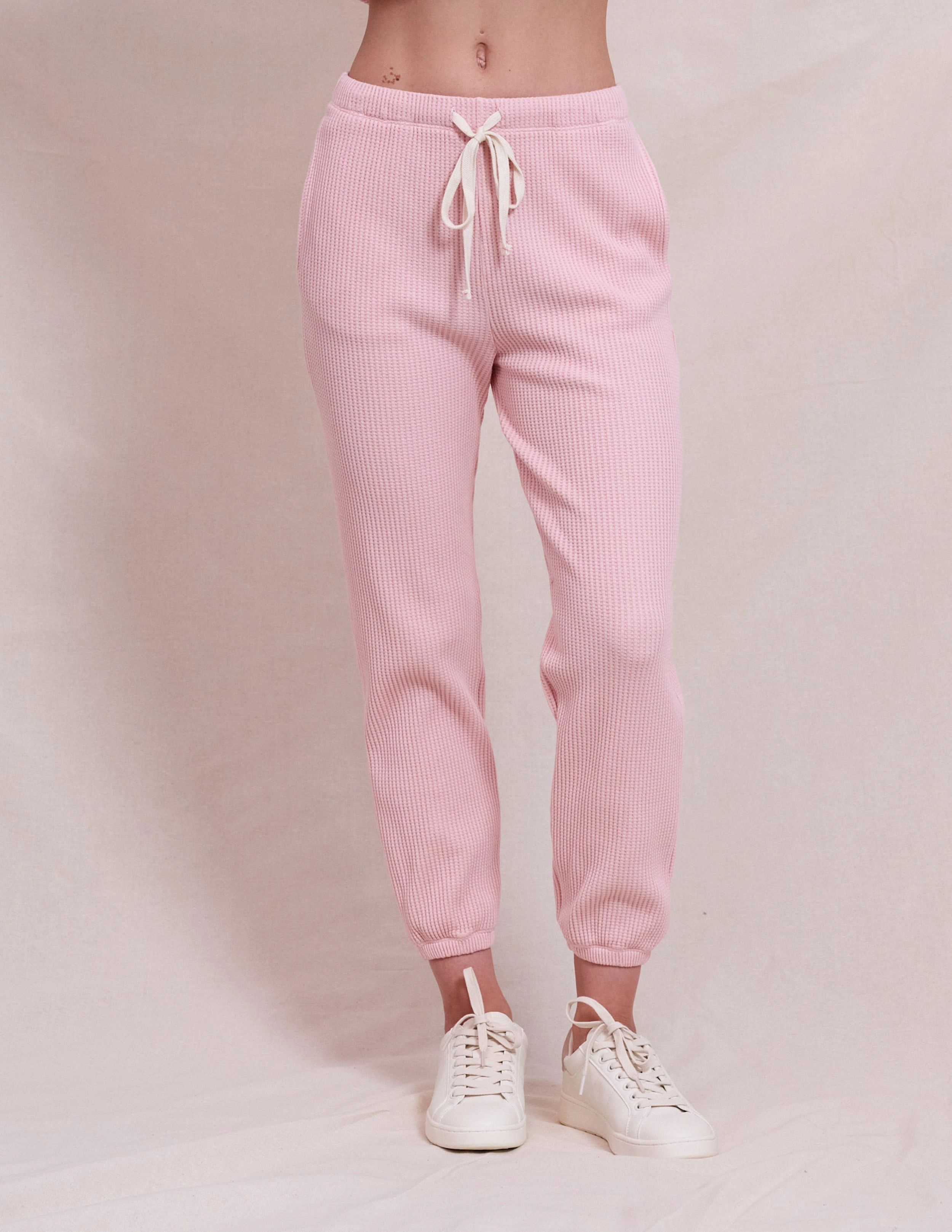 Sundry Cropped Zip Up Jacket & Basic Jogger Set in Iconic Pink