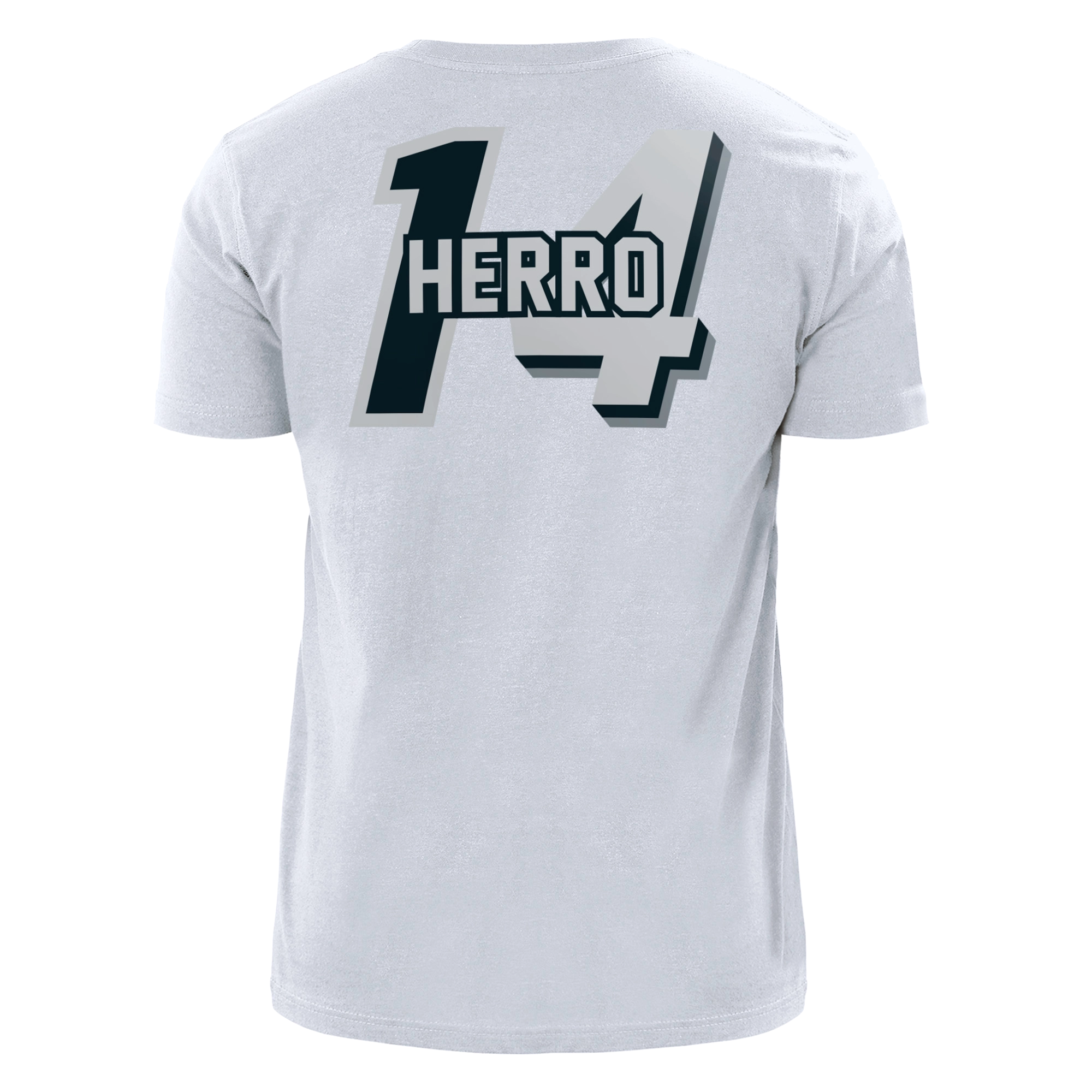 Tyler Herro New Era Miami HEAT Mashup Name & Number White Tee