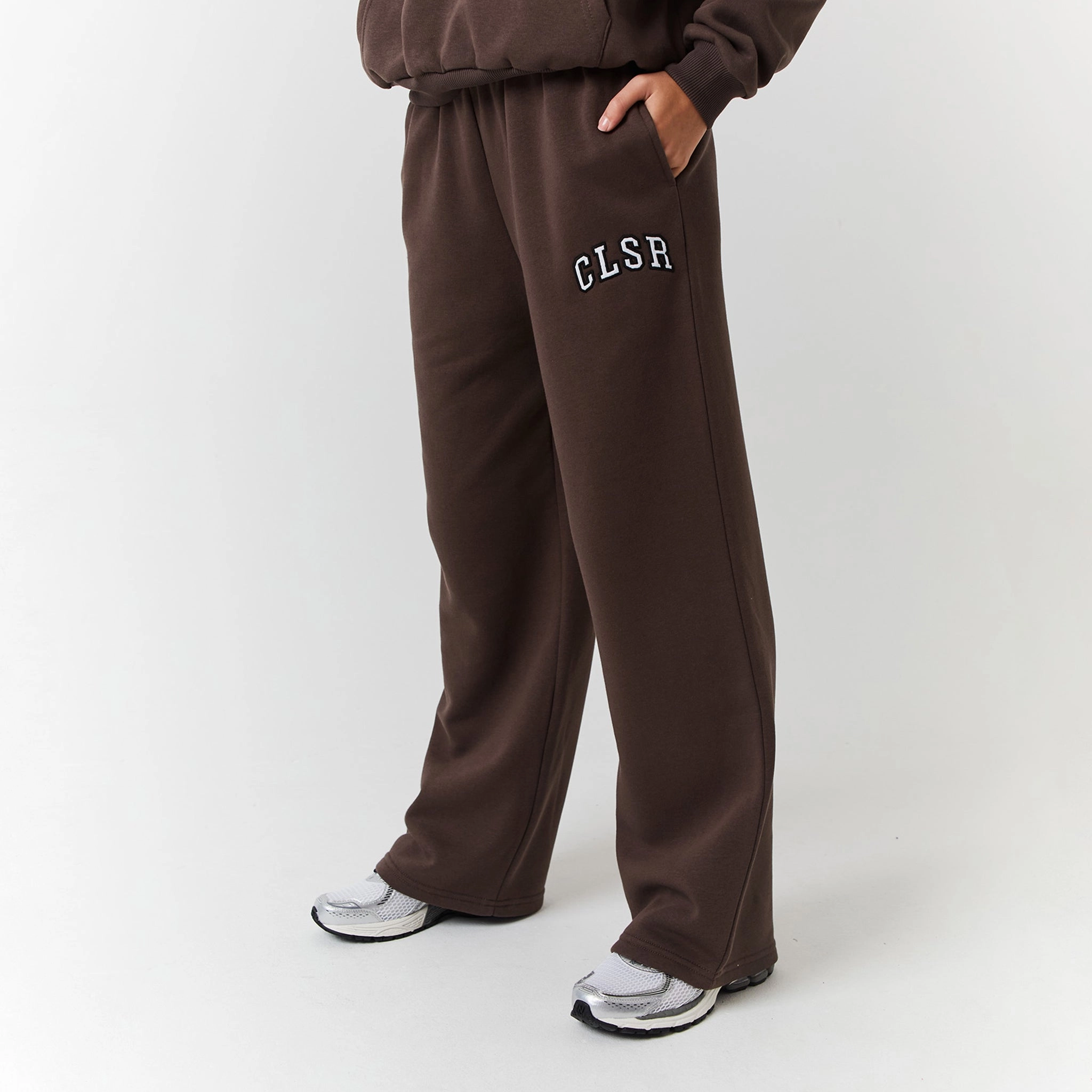 Varsity CLSR Applique Tracksuit | Brown