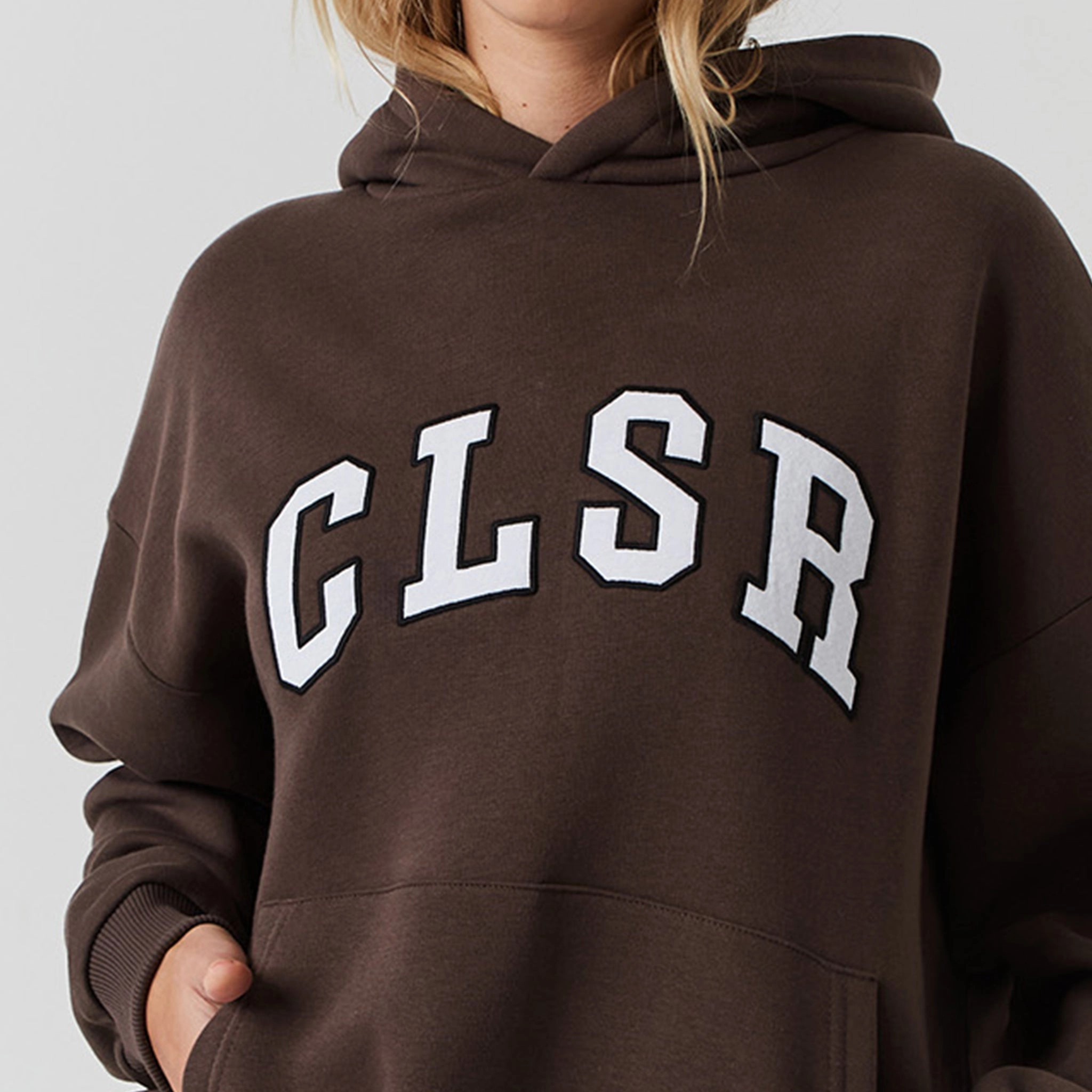 Varsity CLSR Applique Tracksuit | Brown