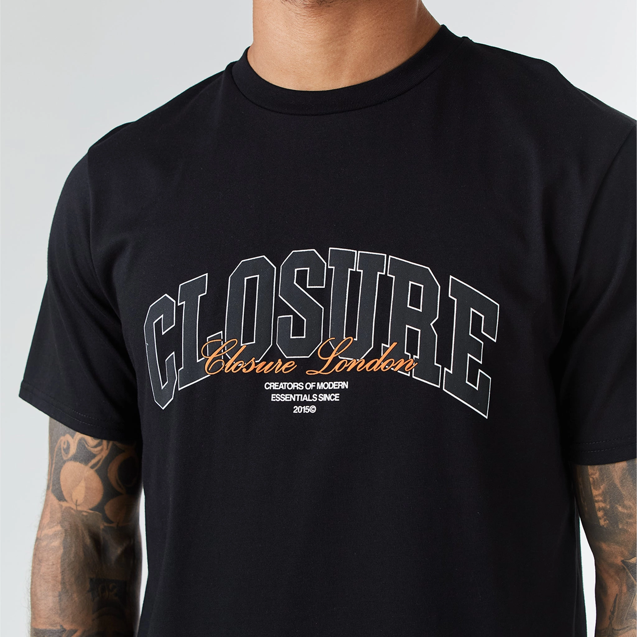 Varsity Script T-Shirt | Black