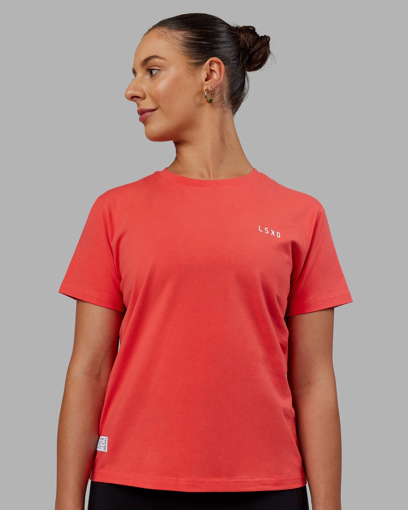 VS6 FLXCotton Regular Fit Tee - Cayenne-White