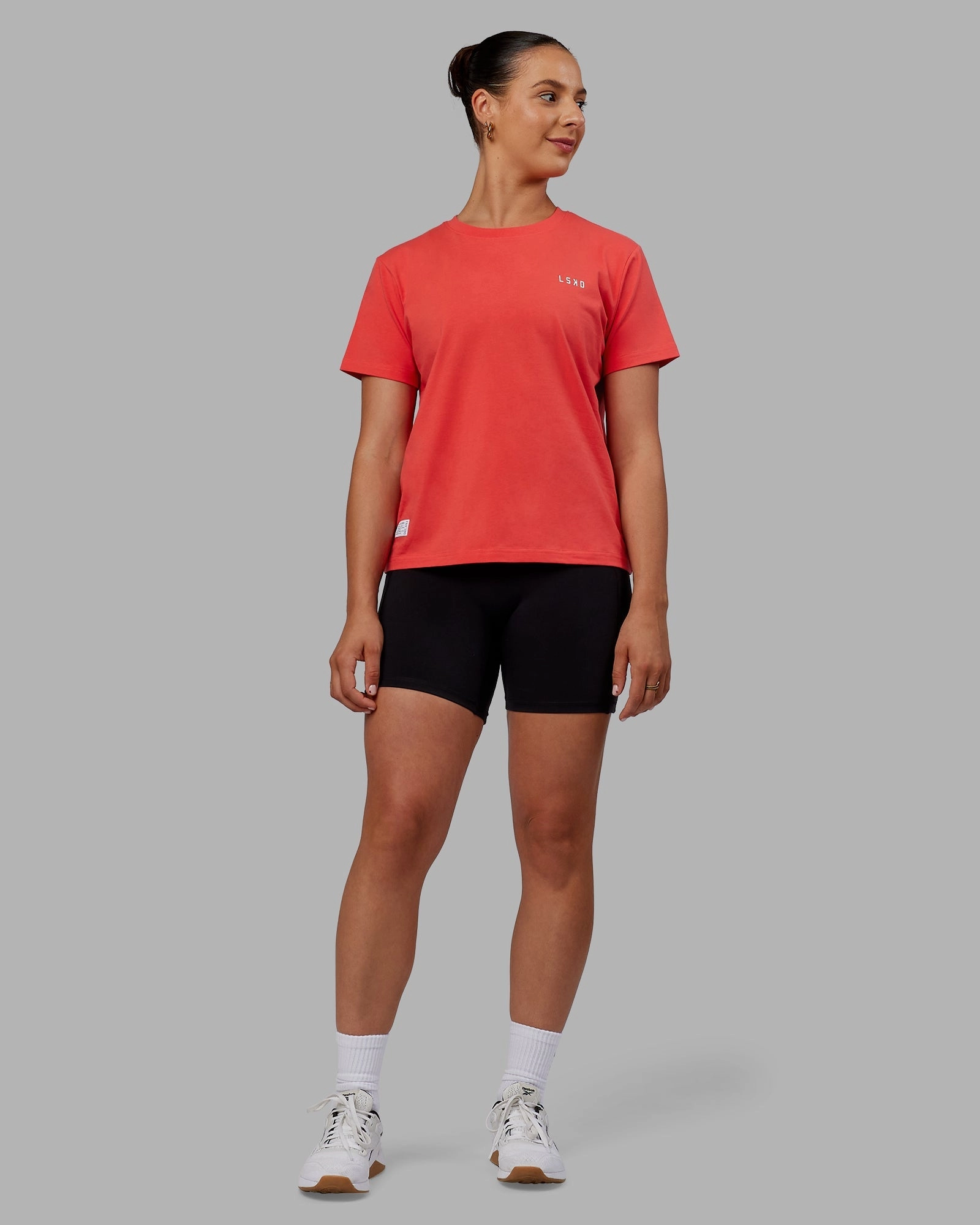 VS6 FLXCotton Regular Fit Tee - Cayenne-White