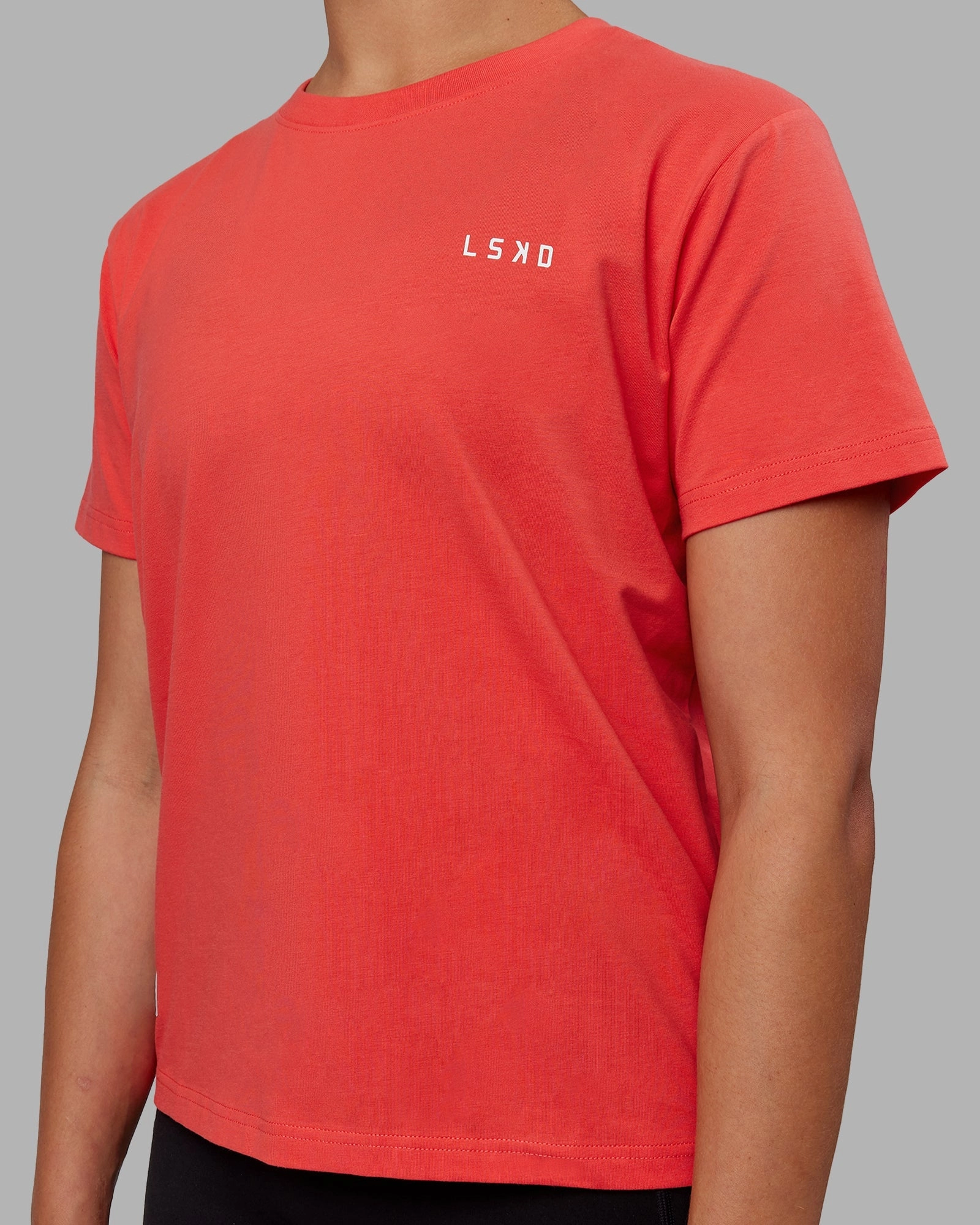 VS6 FLXCotton Regular Fit Tee - Cayenne-White