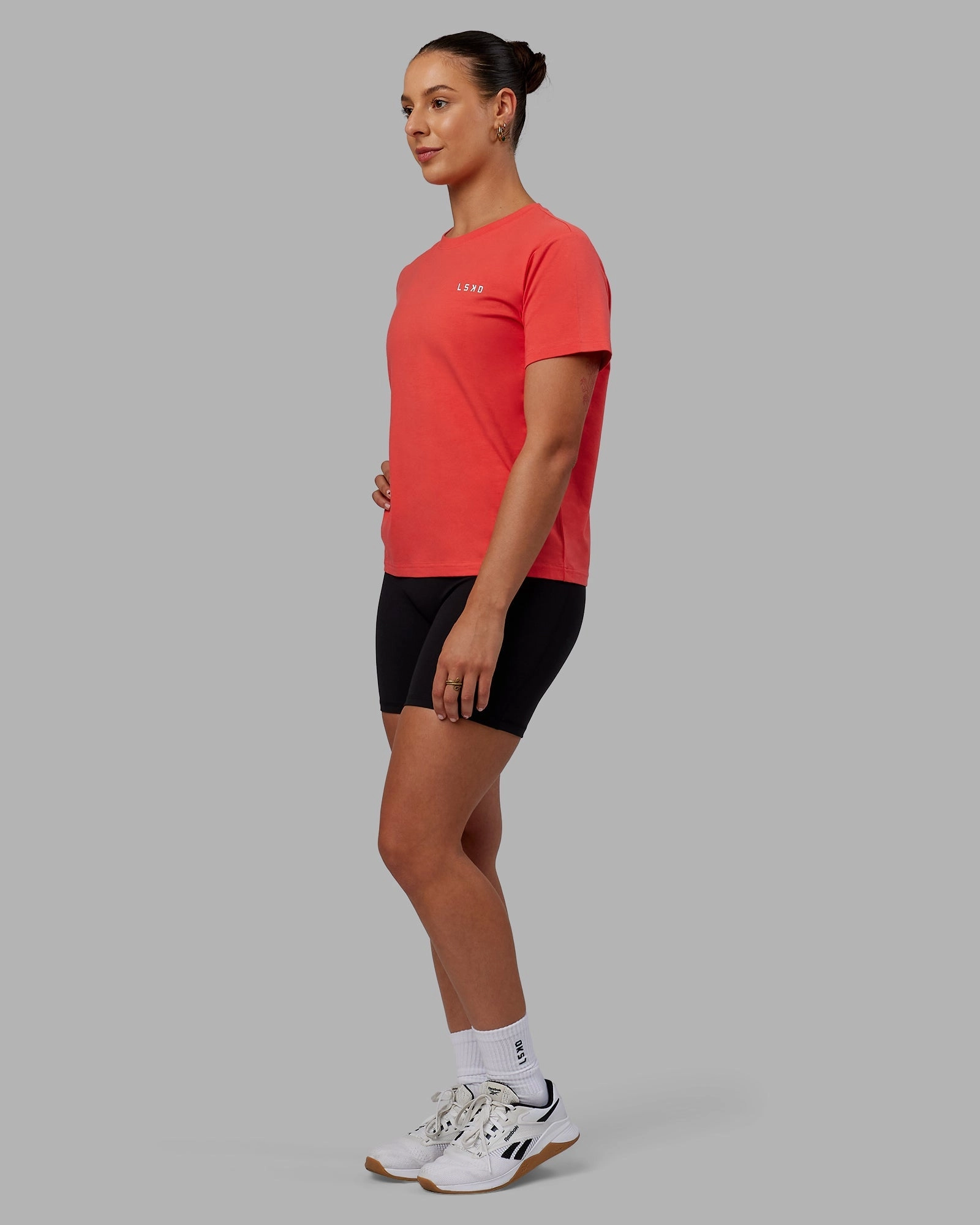 VS6 FLXCotton Regular Fit Tee - Cayenne-White
