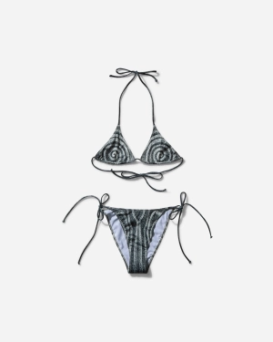 Women's “Spirale” Bikini Set Black