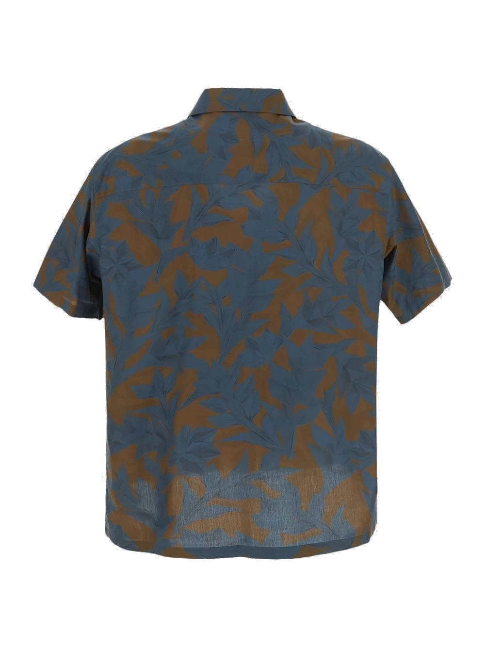 Z Zegna Graphic-Printed Buttoned Shirt